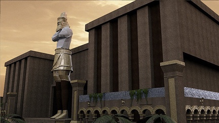 Babylon city tower 3D