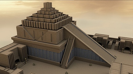 Babylon city tower 3D
