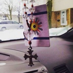 Chaldean flag and cross