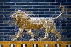 Ishtar gate the lion is the symbol of Babylon
