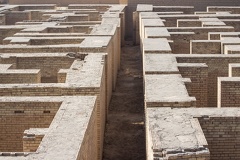 Maze of ancient city of Babylon