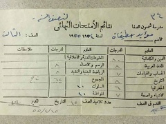 Shamoun Alsafa school test results