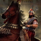 Nebuchadnezzar II on horse