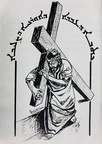 Jesus under the cross